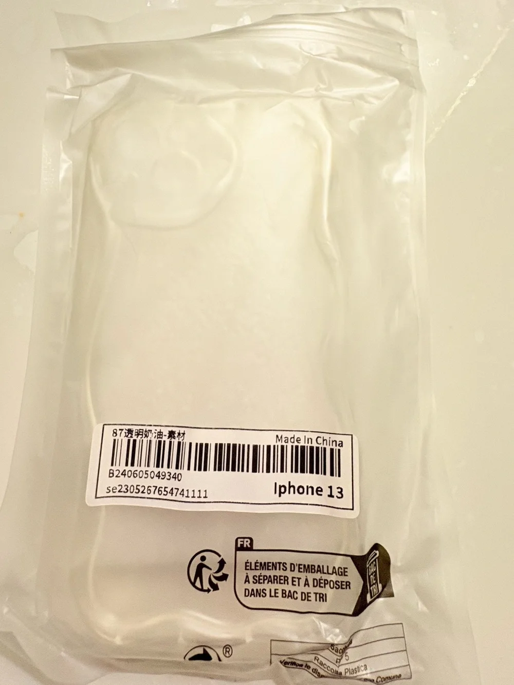 Clear Protective TPU Phone Case - Transparent Compatible iPhone 13